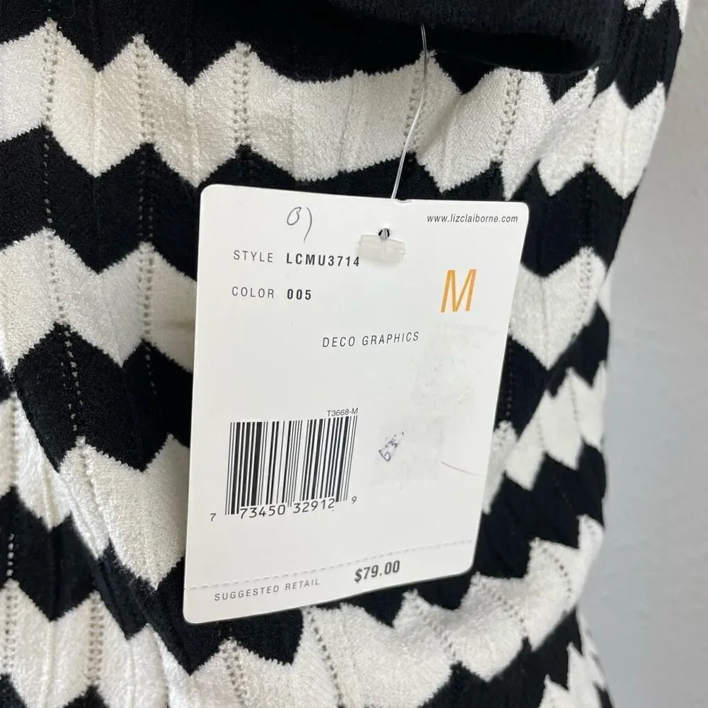 NWT Short Sleeve Sweater Top Size M - Picture 6 of 7